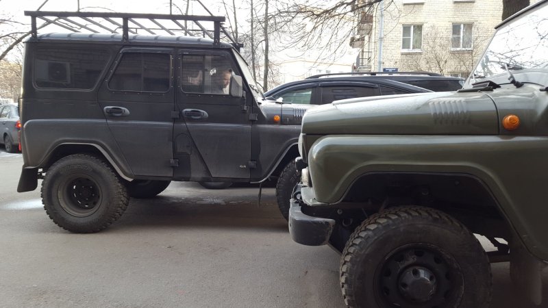 УАЗ Хантер под 32 колеса