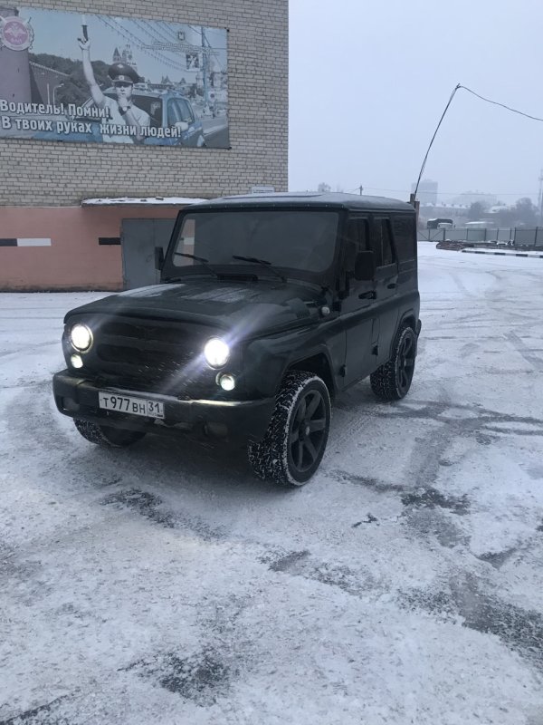 УАЗ 469 на низкопрофильной резине