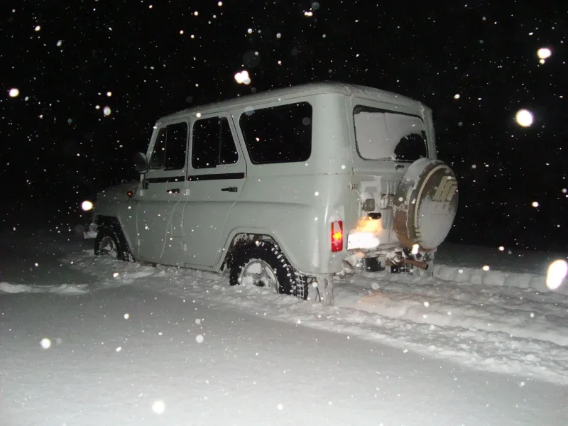 УАЗИК 3151 зимой Сургут