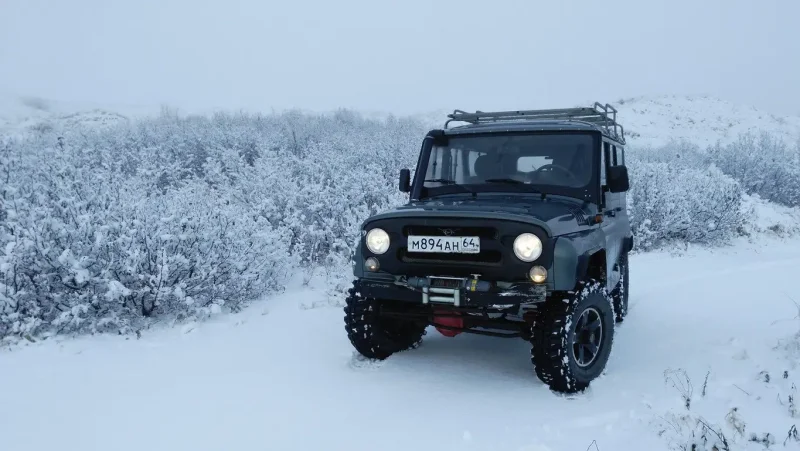 УАЗ 469 зимой