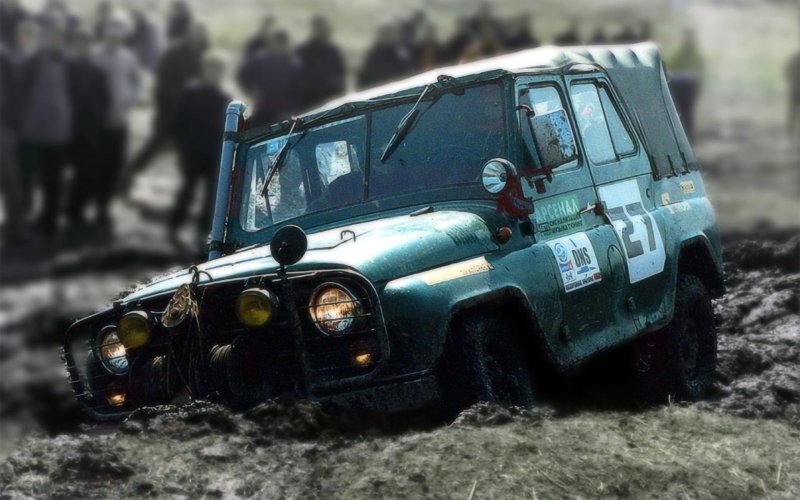 УАЗ 469 гонки по бездорожью