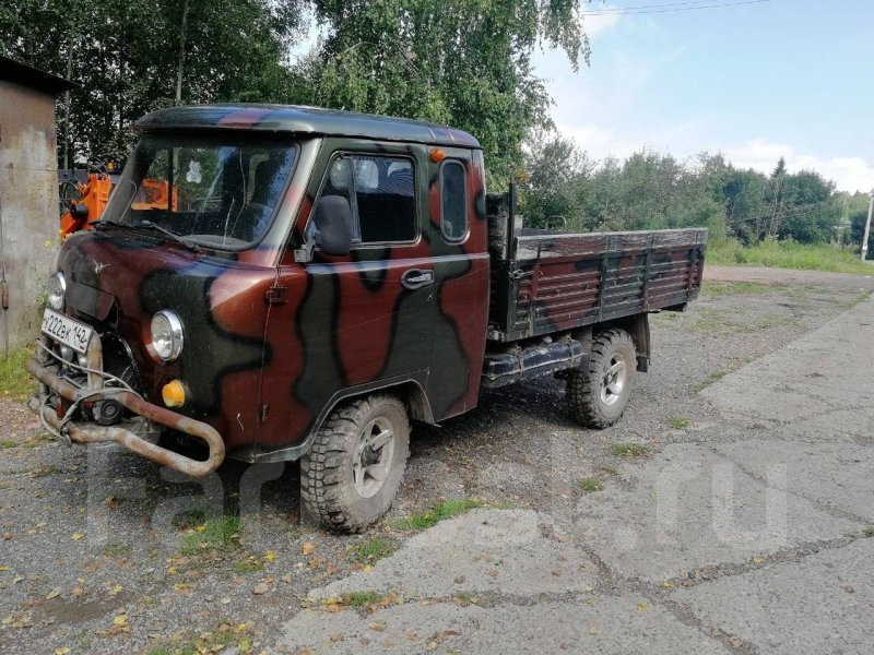 Кузов бортовой УАЗ 39095 удлинённый