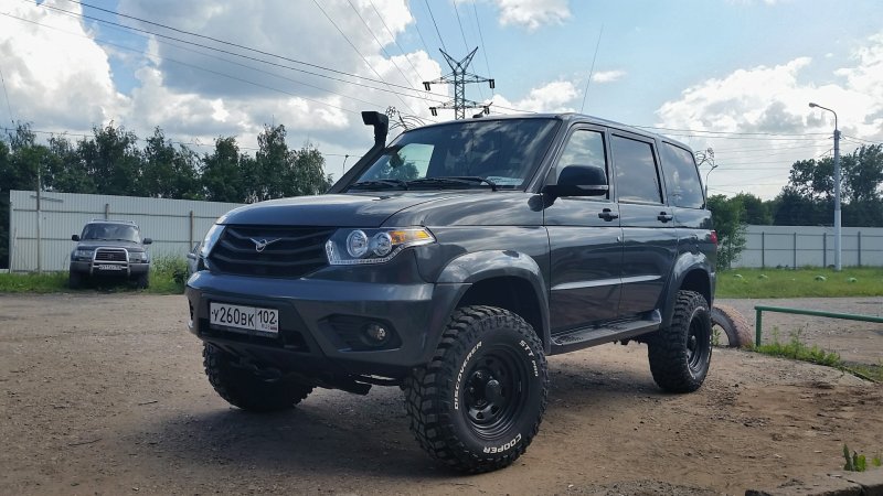 Шноркель Галагрин на УАЗ Патриот