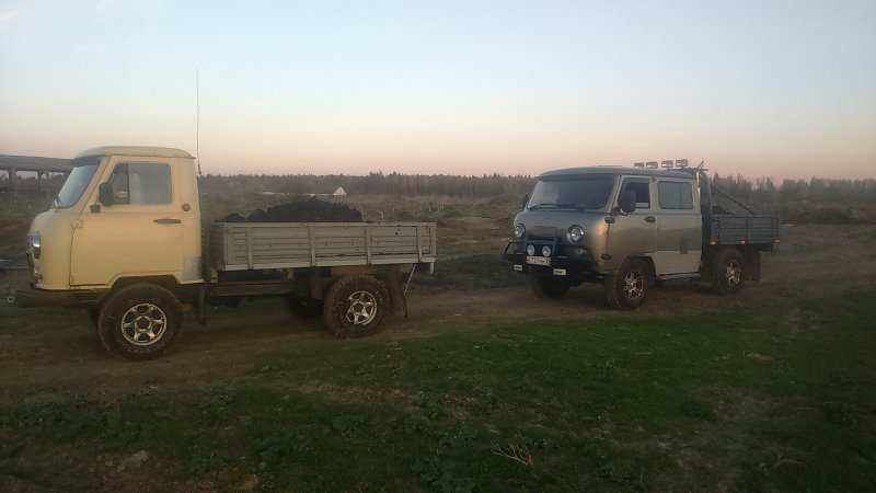 Кузов от газели на УАЗ 3303