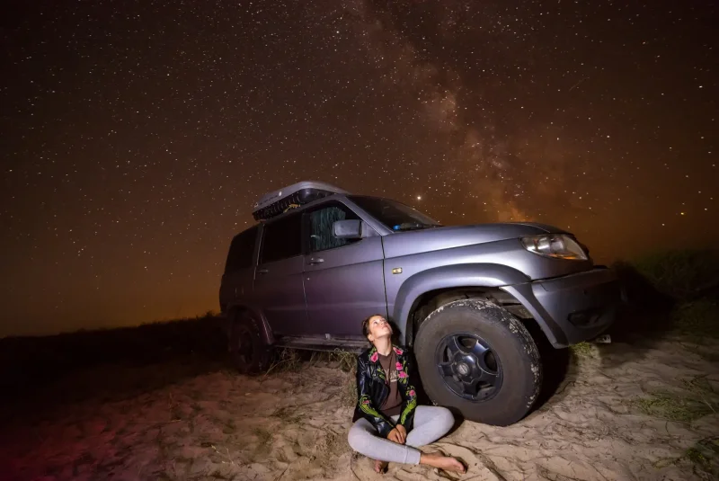UAZ Patriot 2014 салон ночь