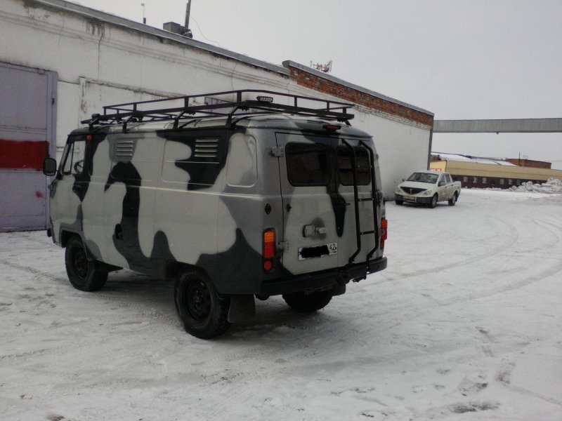 Камуфляж УАЗ 452 серый