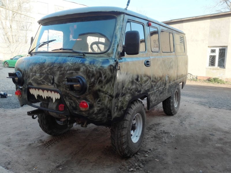 Защитная камуфляж кабина УАЗ 3303