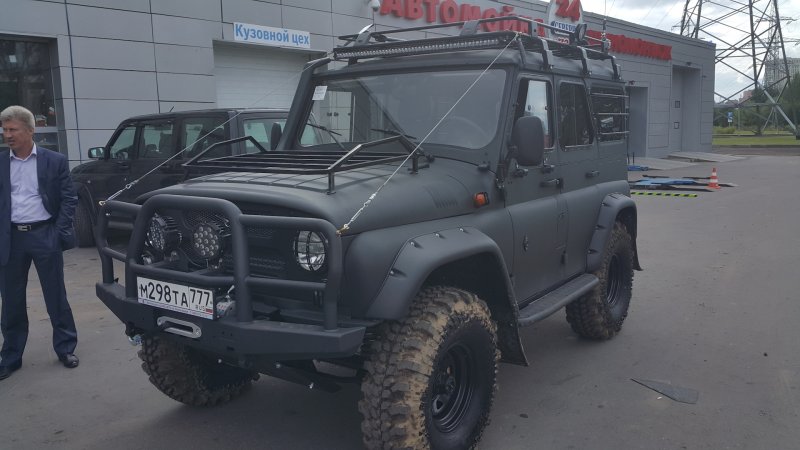 УАЗ Hunter на 35-х колёсах
