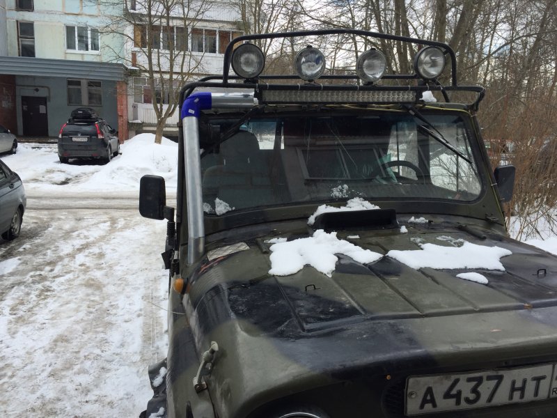 Шноркель на УАЗ 469 своими руками