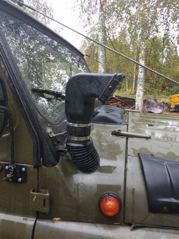 Шноркель на УАЗ Хантер