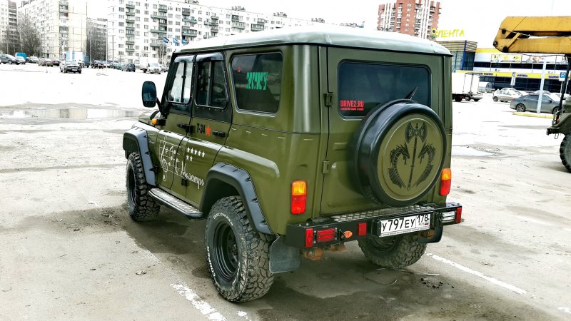 УАЗ Хантер матовый хаки