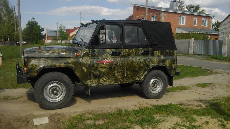 Тент на УАЗ 469 камуфляж