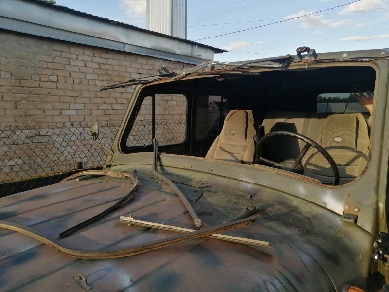 УАЗ 3151 без стекла