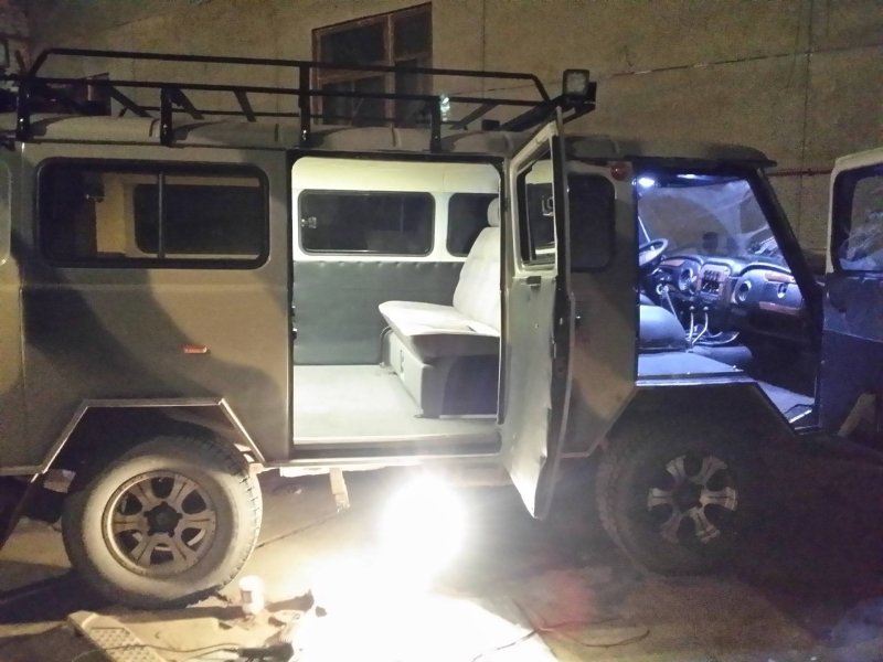 Салон УАЗ 2206 для охоты