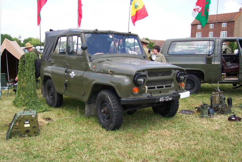 УАЗ 469 военный Чечня
