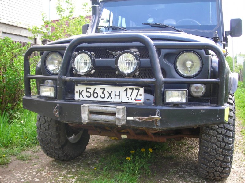 Задний бампер риф УАЗ 469