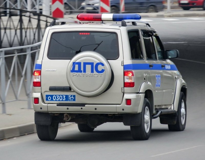 УАЗ Патриот полиция сзади