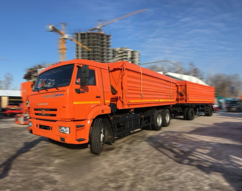Зерновоз КАМАЗ 65115 самосвал