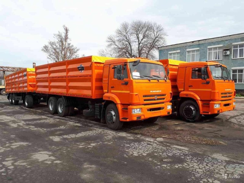 КАМАЗ 65115 зерновоз новый