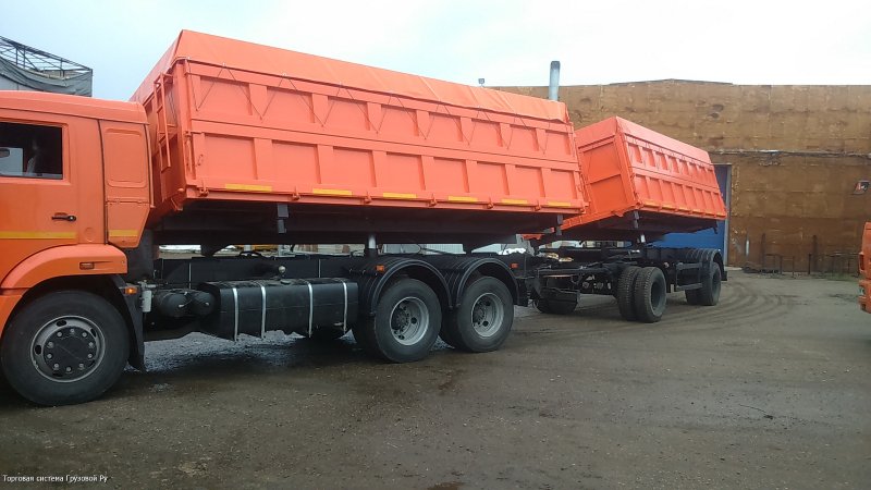 Зерновоз КАМАЗ 65115 самосвал