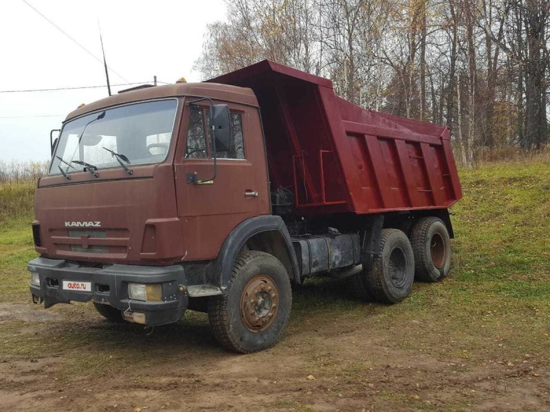 КАМАЗ 65115 самосвал вишневый