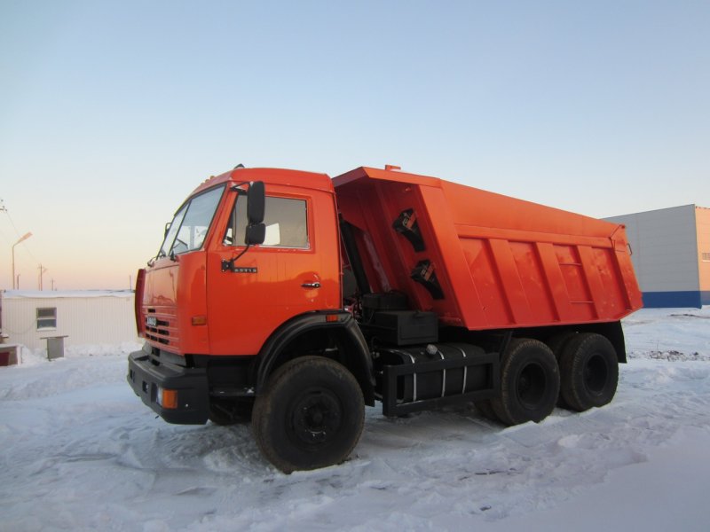 КАМАЗ 65115 самосвал красный евро1