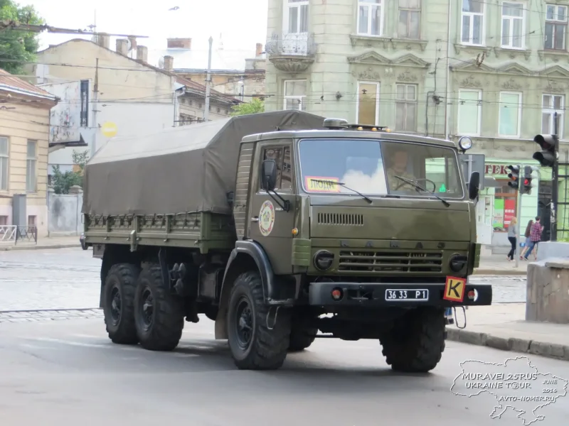 КАМАЗ 43101 армейский