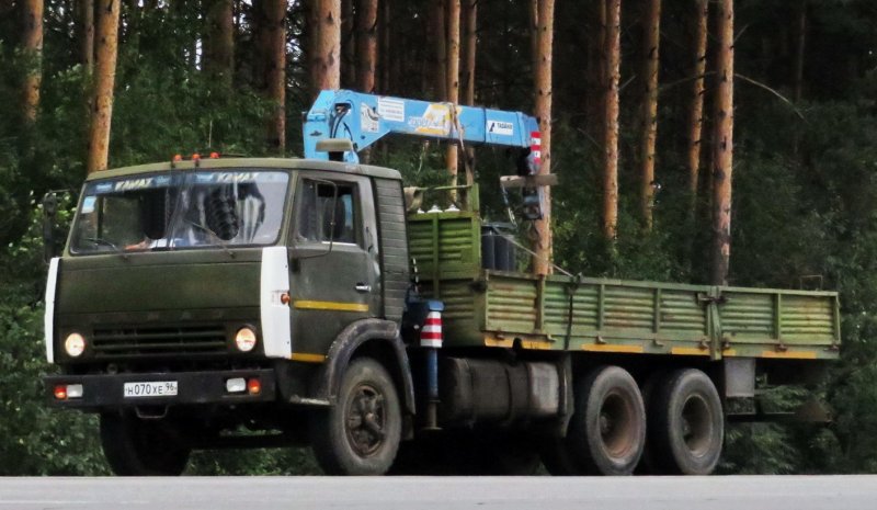КАМАЗ 53212 трал Лесная охрана