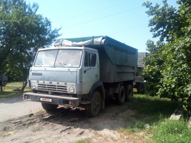 КАМАЗ 55111 самосвал с прицепом