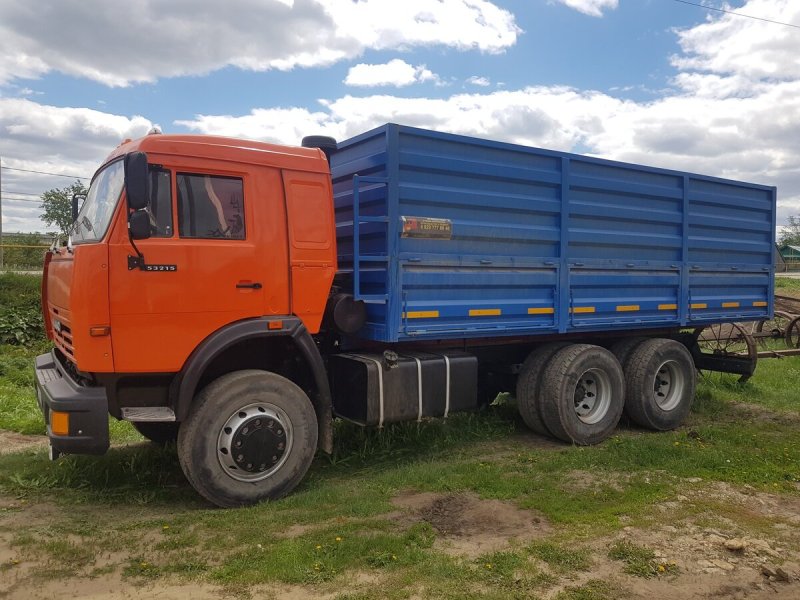 КАМАЗ 5511 С самосвальным прицепом