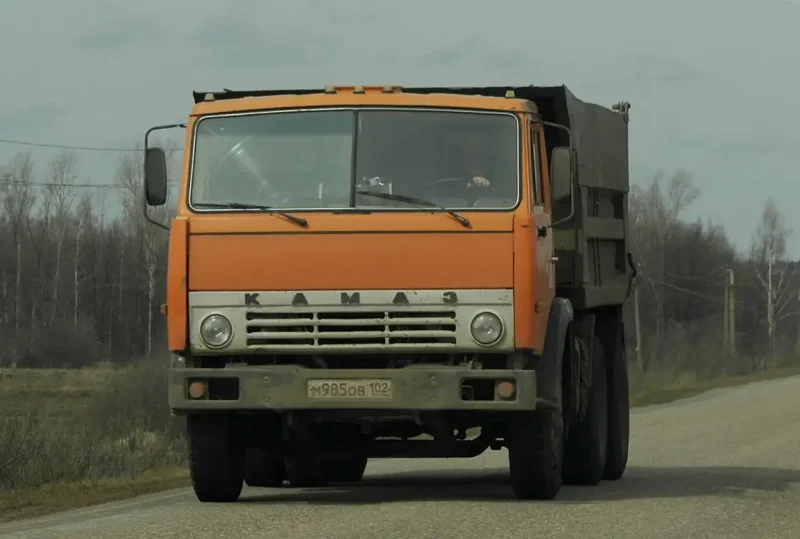 КАМАЗ 53215 синий зерновоз