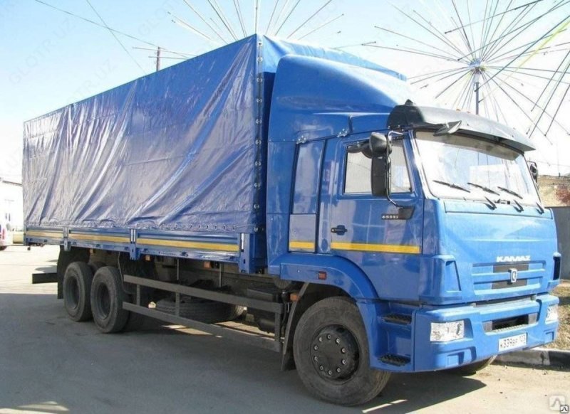 КАМАЗ бортовой тентованный 65117