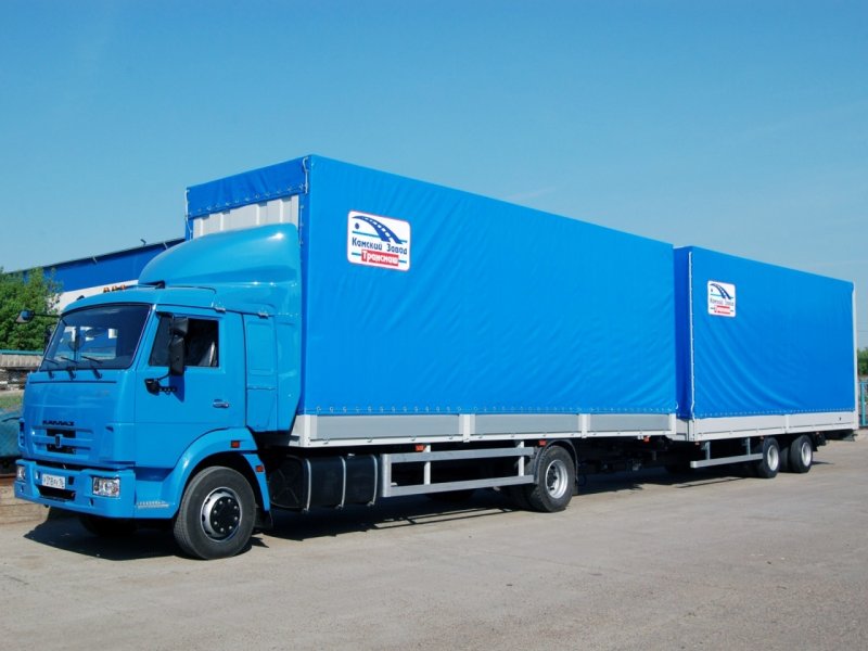 КАМАЗ 5308 бортовой тентованный