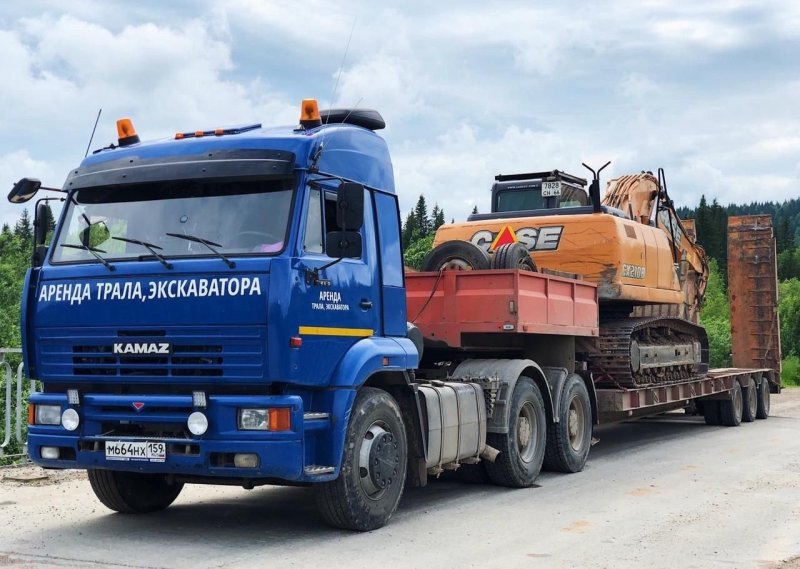 КАМАЗ 6460 С манипулятором