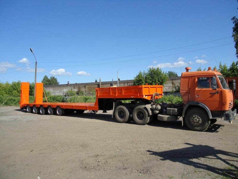 КАМАЗ трал 60т