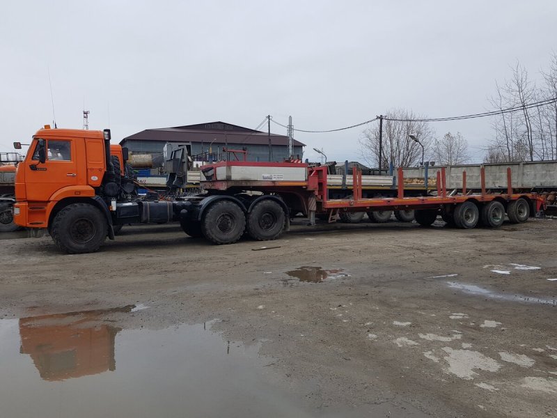 КАМАЗ 44108 С тралом