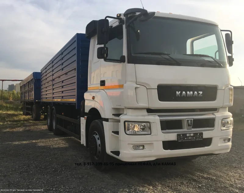 Новый КАМАЗ зерновоз 65207