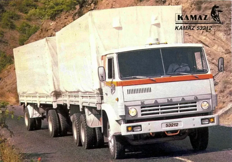 КАМАЗ 53212 С прицепом