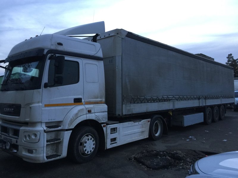 КАМАЗ 5490 С полуприцепом