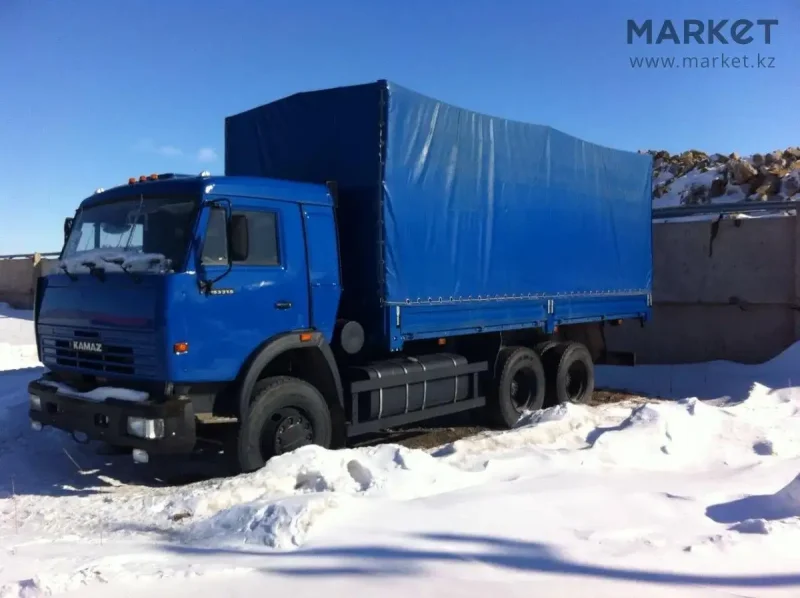КАМАЗ 53215 бортовой синий