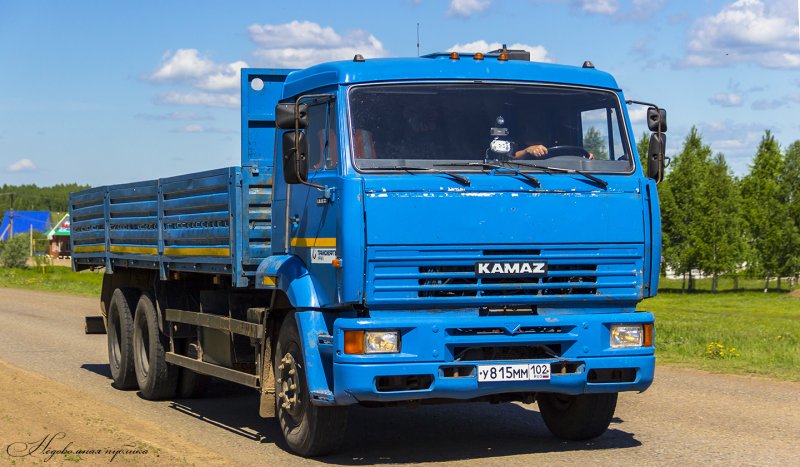 КАМАЗ 65117 синий