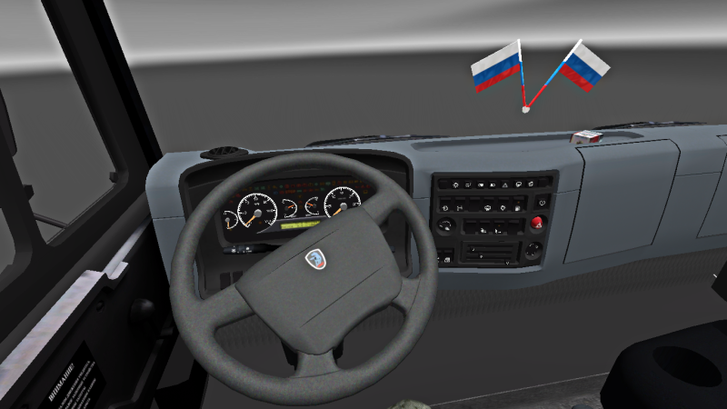 КАМАЗ 65117 салон кабины