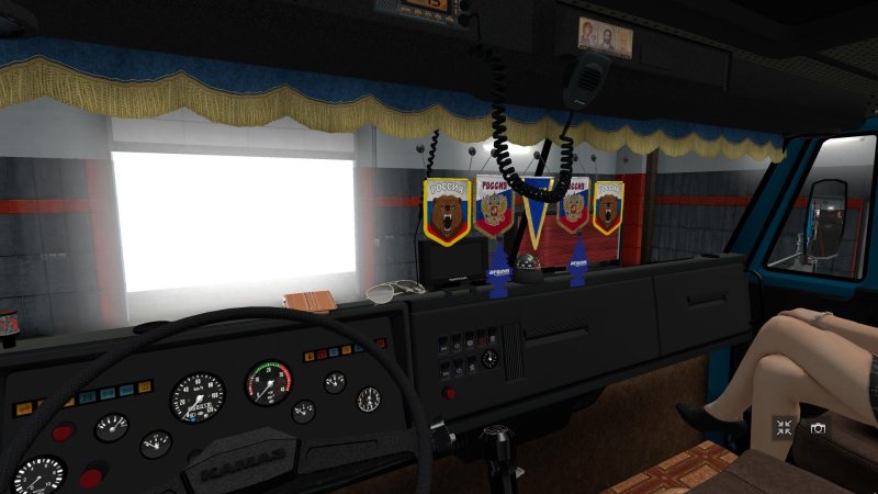 КАМАЗ 65117 салон спальник