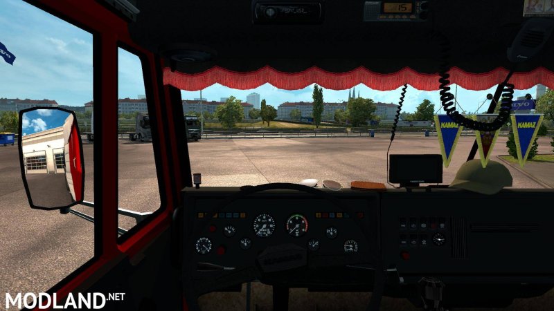 КАМАЗ 6460 кабина внутри