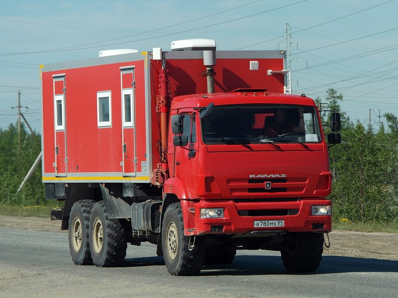 КАМАЗ 43118 синий