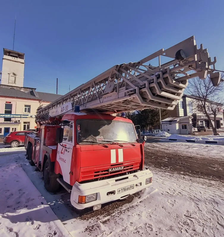 Автолестница пожарная ал-50 КАМАЗ