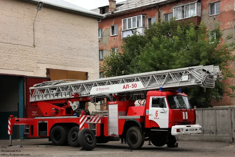 Автолестница ал-60 Татра 815