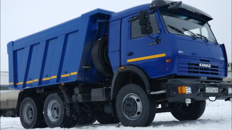 КАМАЗ 65115 самосвал синий
