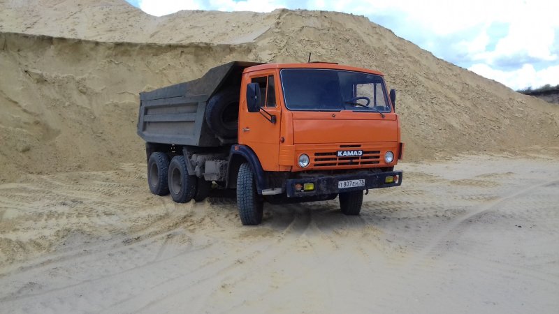 КАМАЗ 55111 С щебнем