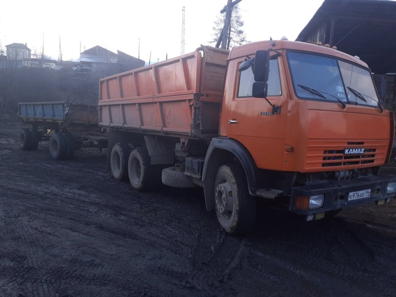 КАМАЗ 55102 оранжевый 1987